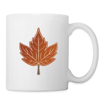 Autumn Maple Leaf - Mug - white - Right