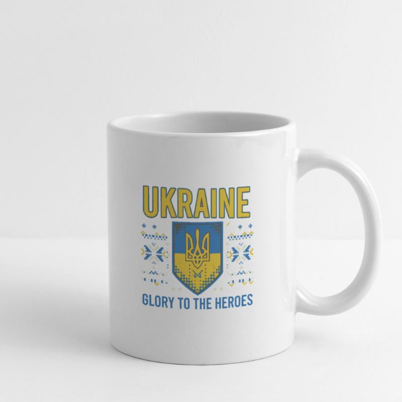 Ukraine Crest Glory Tee Mug