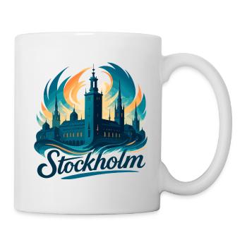 Stockholm most beautiful capital Sweden Gift - Mug - white - Right
