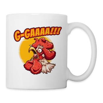Hurlement Fou G-Gaaaa - Mug blanc - blanc - Droite