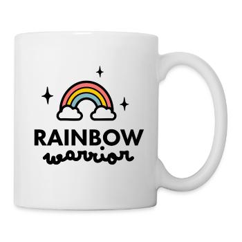 Rainbow Warrior logo - Mug - white - Right