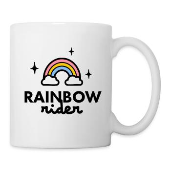 Rainbow Rider logo - Mug - white - Right