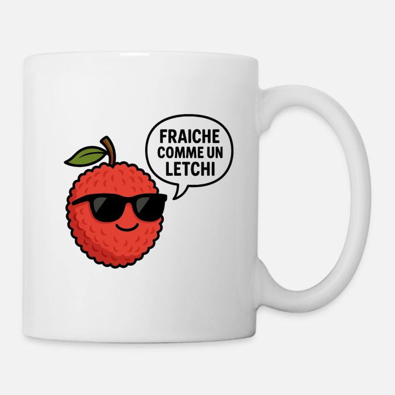 fresh as a lychee - Mug - white