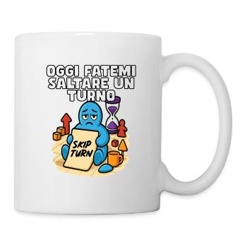 Sauter le quart de travail aujourd’hui - Mug blanc - blanc - Droite