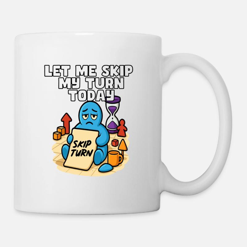 Permettez-moi de sauter mon tour aujourd’hui - Mug blanc - blanc