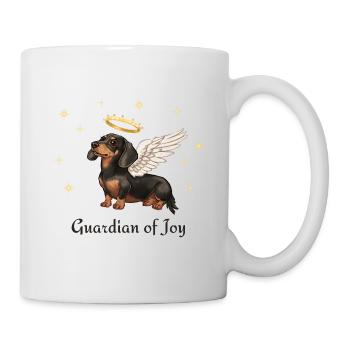 Gardien de la joie – Ange teckel - Mug blanc - blanc - Droite