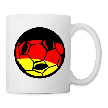 Football German Flag Art - Mug - white - Right