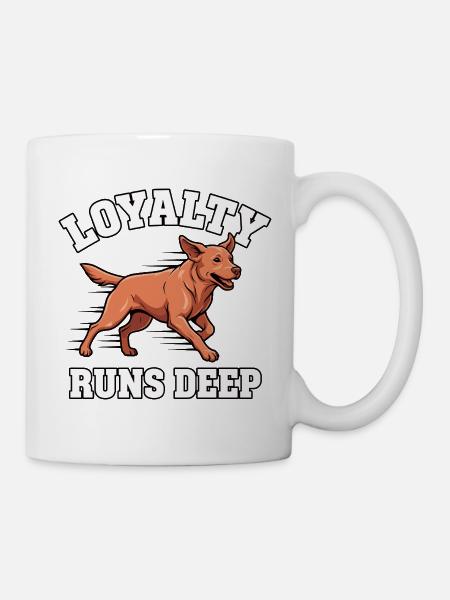 Loyalität Läuft Tief – Foxred Labrador - Tasse - Weiß