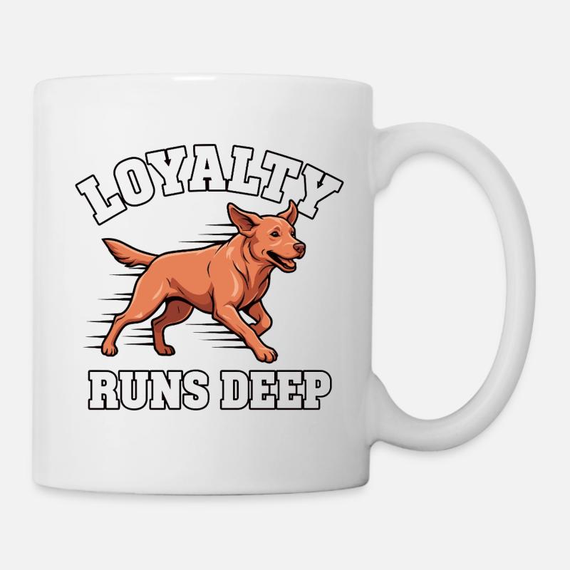 Loyalität Läuft Tief – Foxred Labrador - Tasse - Weiß