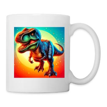 Dinosaurier - Tasse - Weiß - Rechts