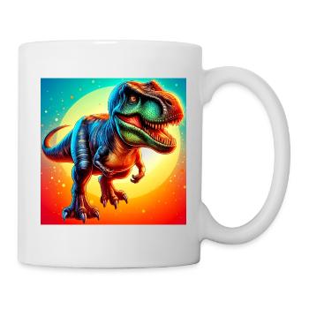 Dinosaurier - Tasse - Weiß - Rechts