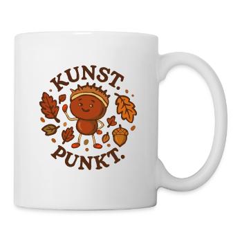 Kastanienkunst  - Tasse - Weiß - Rechts