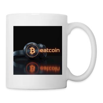 Beatcoin Neon Bitcoin Headphones - Mug - white - Right