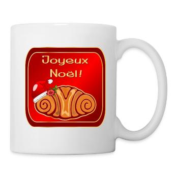 Merry Christmas Croissants - Mug - white - Right