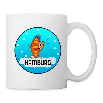 WINTER SNOW HAMBURG FRANZBRÖTCHEN - Mug - white - Right