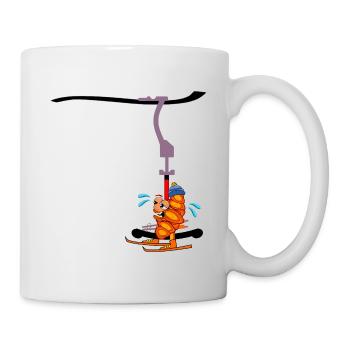REMONTÉE MÉCANIQUE SKI HAMBURGER FRANZBRÖTCHEN - Mug blanc - blanc - Droite