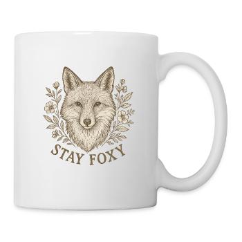 Stay Foxy – Wild & Stylish - Mug - white - Right