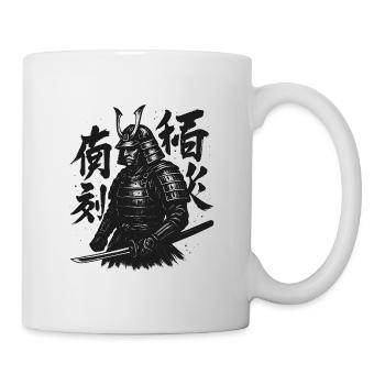 Samurai-Kalligraphie Kunst - Tasse - Weiß - Rechts
