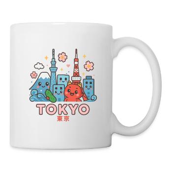 Kawaii Tokyo Skyline - Mug - white - Right