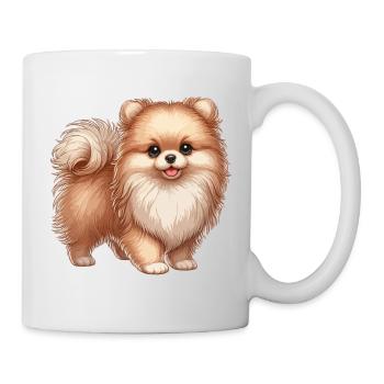 Pomeranian puppy - Mug - white - Right