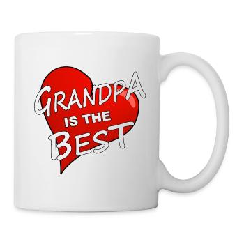 GRANDPA IS THE BEST - Mug - white - Right