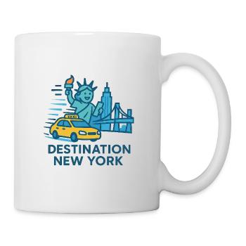 Destination New York - Mug - white - Right