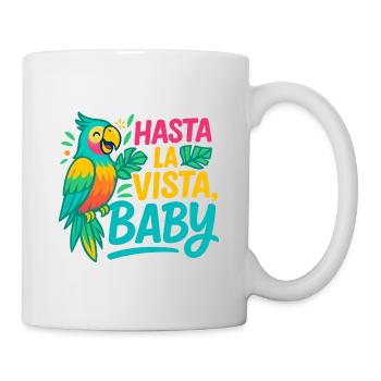 Hasta La Vista Baby Parrot Premium Shirt - Mug - white - Right