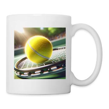 Sports, tennis - Mug blanc - blanc - Droite