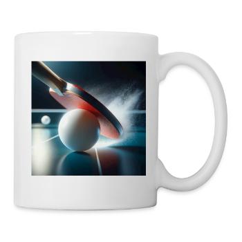 Sports, tennis de table - Mug blanc - blanc - Droite