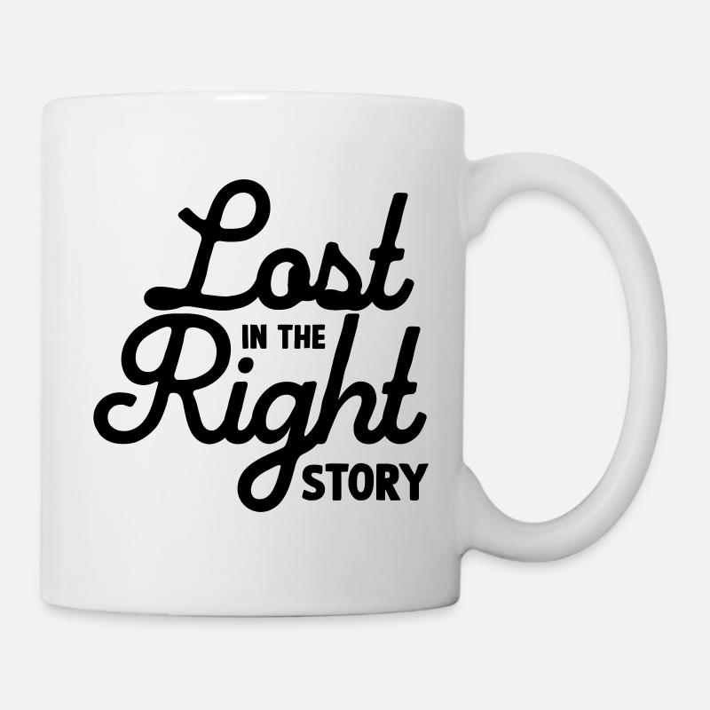 Lost in the Right Story - Mug - white