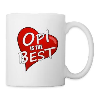OPI IS THE BEST - Mug - white - Right