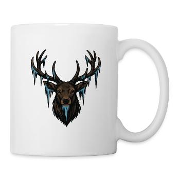 Icicle Deer Head - Mug - white - Right