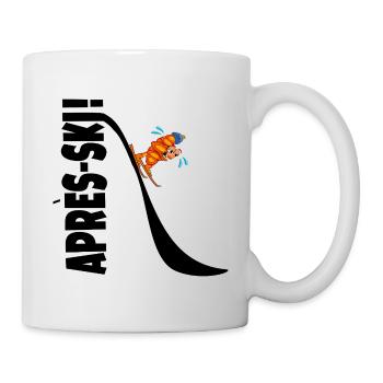 Après-SKI Funny Croissant - Mug - white - Right