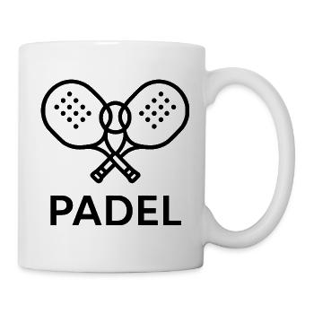 Padel Tennis Logo - Mug - white - Right