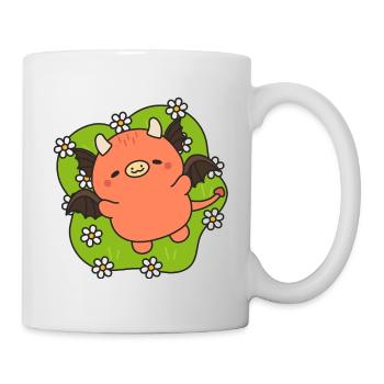 Demonette des Fleurs Paisible - Mug blanc - blanc - Droite