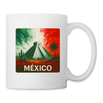 Mexico Pyramids Design - Mug - white - Right