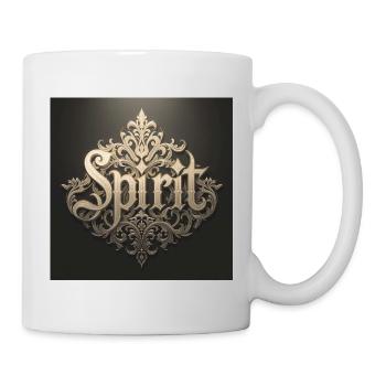 Ghost Ornament Font Vintage - Mug - white - Right