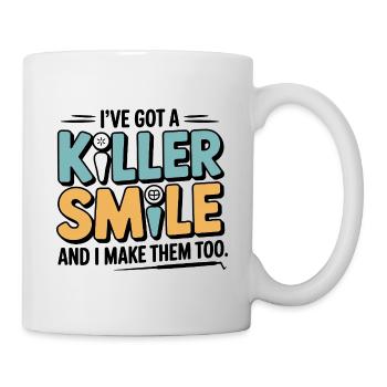 Outil d'occlusion pour technicien dentaire - Mug blanc - blanc - Droite