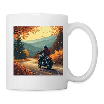 Roulez jusqu’à l’automne - Mug blanc - blanc - Droite