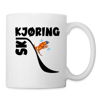 Skiing Croissants Skiing - Mug - white - Right