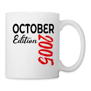 21st BIRTHDAY 2005 OCTOBER - Mug - white - Right