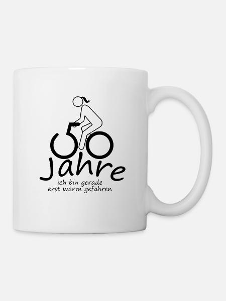 50 years – first warmed up - Mug - white
