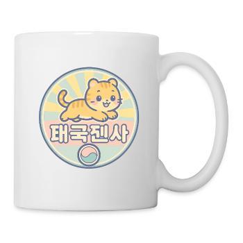 Kawaii Korea Taeguk Warriors 태국전사 Fußball T-Shirt - Tasse - Weiß - Rechts