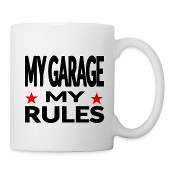 Garage - Tasse - Weiß - Rechts
