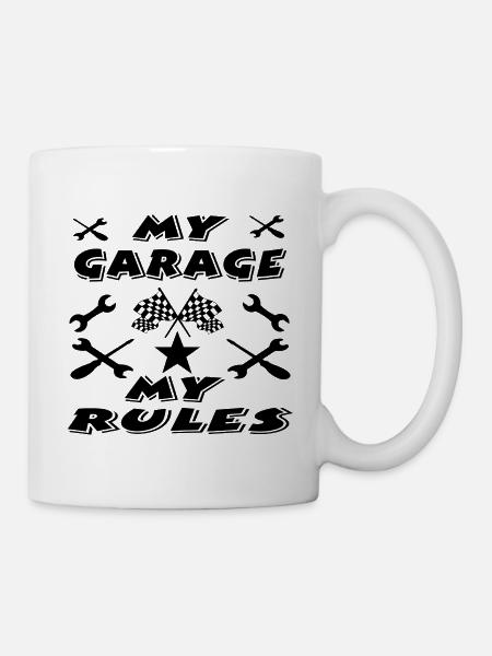 Garage - Tasse - Weiß
