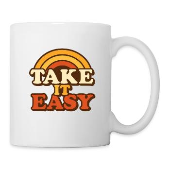 Retro Take It Easy - Mug - white - Right