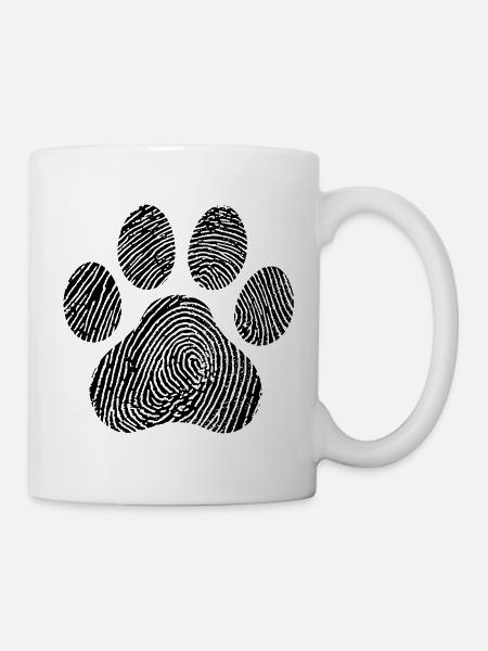 Hund Liebe Kunstwerk Hundebesitzer Hund - Tasse - Weiß