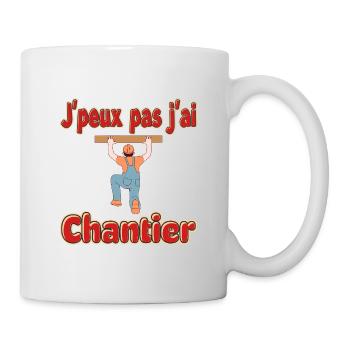 I can't I have a job site - Mug - white - Right