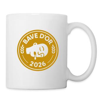 Prix de la Bave d'or 2026 champion de la sieste - Mug blanc - blanc - Droite
