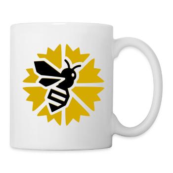 Sonnenbiene Graphic - Tasse - Weiß - Rechts